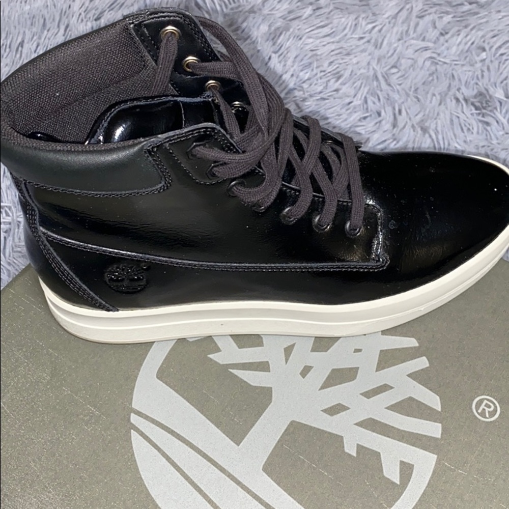 Patent Leather Timberland Boots